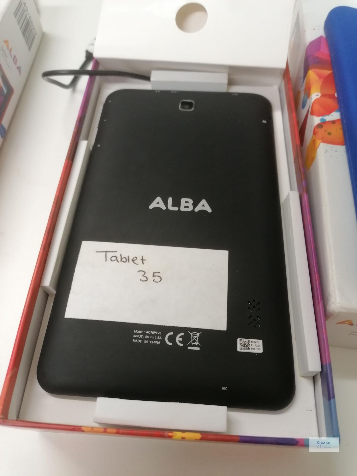 Alba Model AC07PLVS 7" Tablet with protective case,cable and charger Boxed - Image 5 of 6