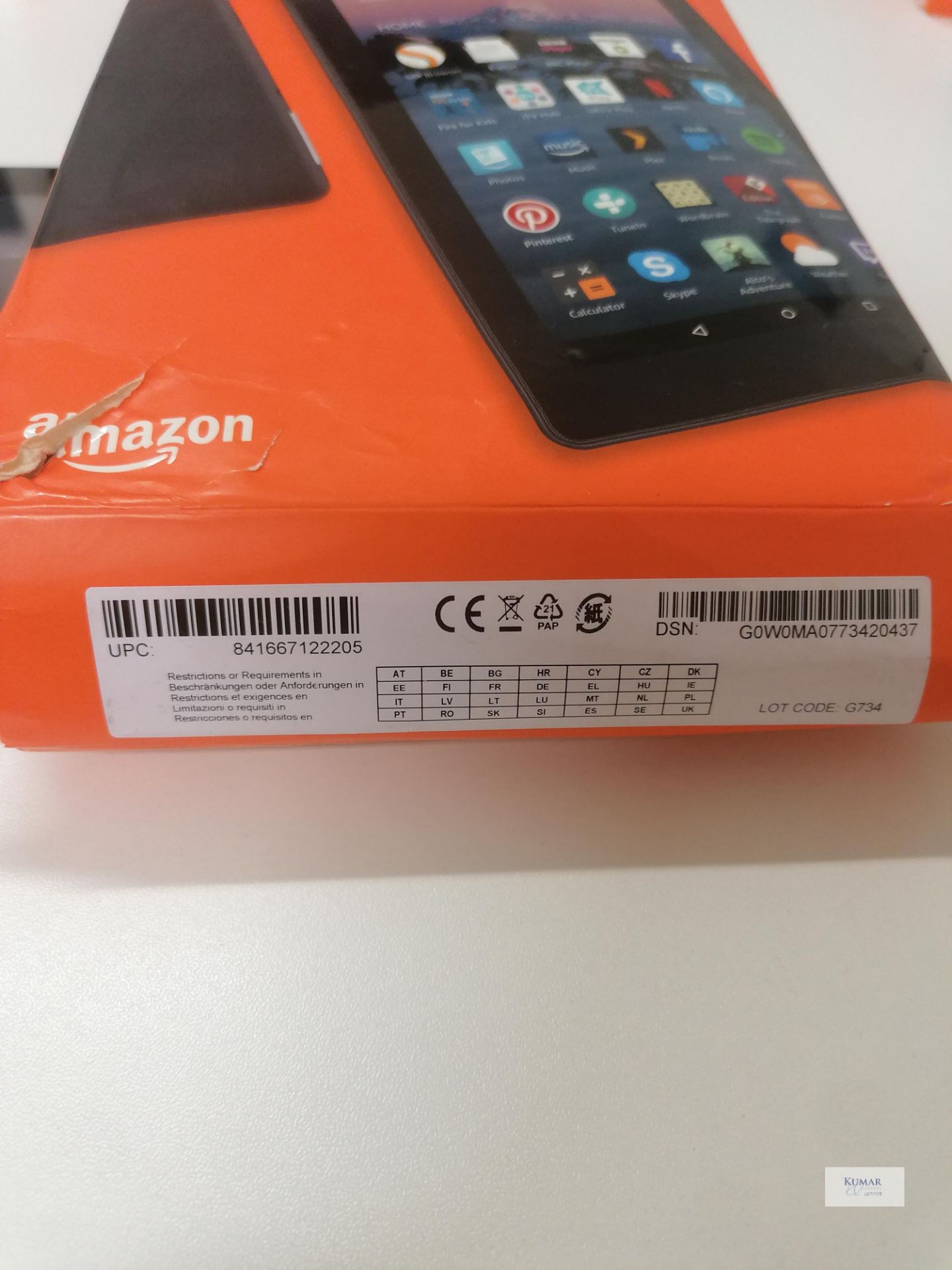 Amazon Fire7 with Alexa Updated 06 02 2019 Boxed cable and charger - Image 5 of 5