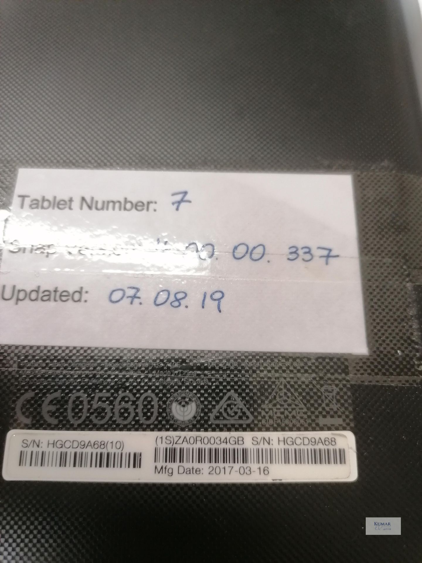 Lenovo TB3-710F 7" 16GB Table Man 16 03 2107 Updated 07 08 2019 In box,cable and charger - Image 6 of 6