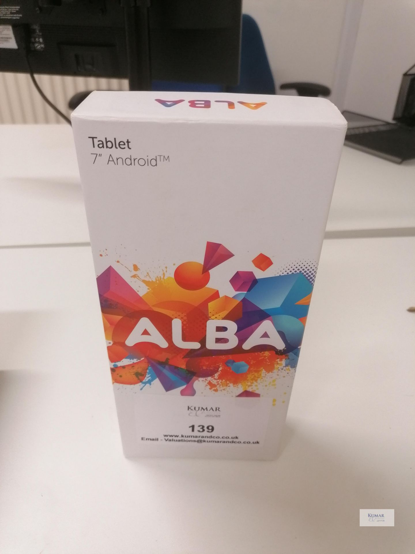 Alba Model AC07PLVS 7" Tablet with protective case,cable and charger Boxed
