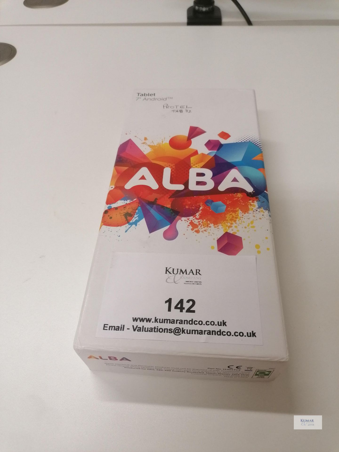 Alba Model AC07PLVS 7" Tablet with protective case,cable and charger Boxed - Image 6 of 6