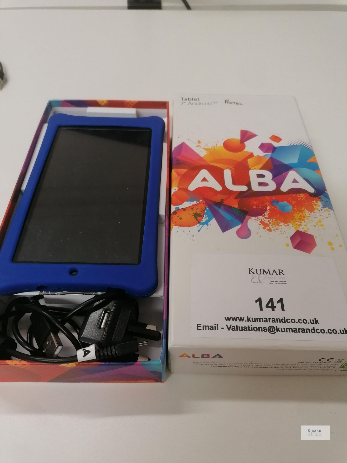 Alba Model AC07PLVS 7" Tablet with protective case,cable and charger Boxed - Image 2 of 6