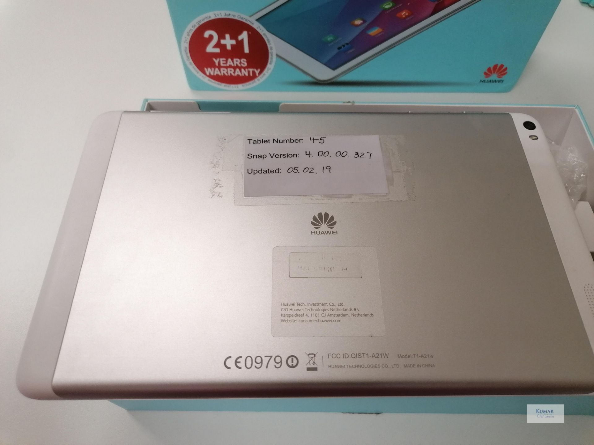 Huawei Media pad T1-10 16GB 10.1" Touch screen Updated 05 02 2019 Cable and charger - Image 7 of 8