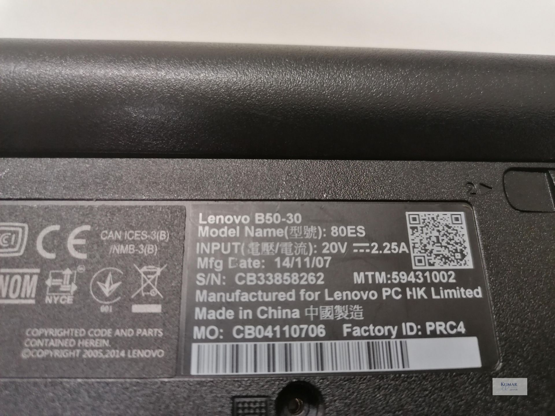 Lenovo B50-30 80ES Windows 8 Manufactured 14 11 07 - Image 5 of 5
