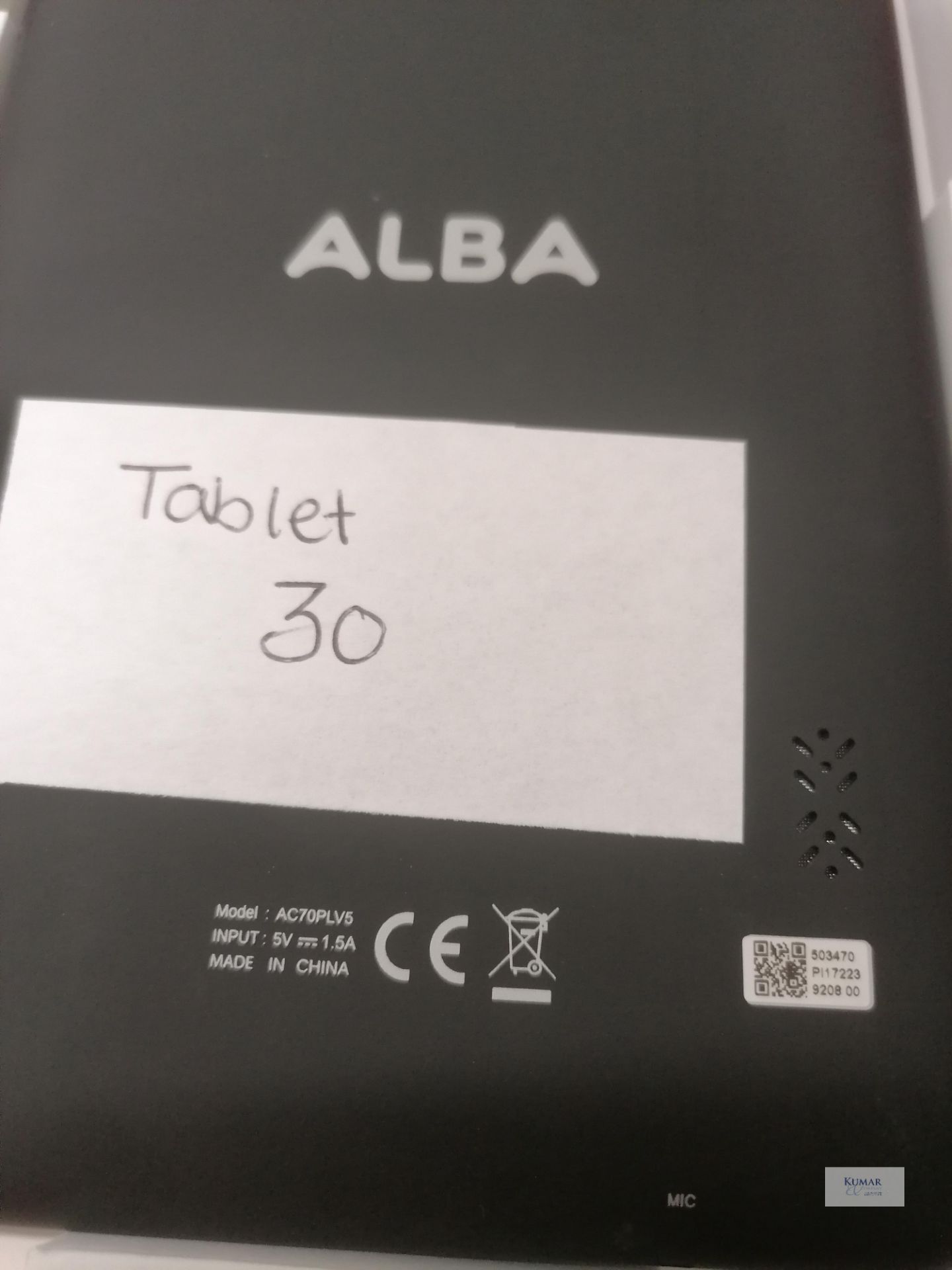 Alba Model AC07PLVS 7" Tablet with protective case,cable and charger Boxed - Image 6 of 6
