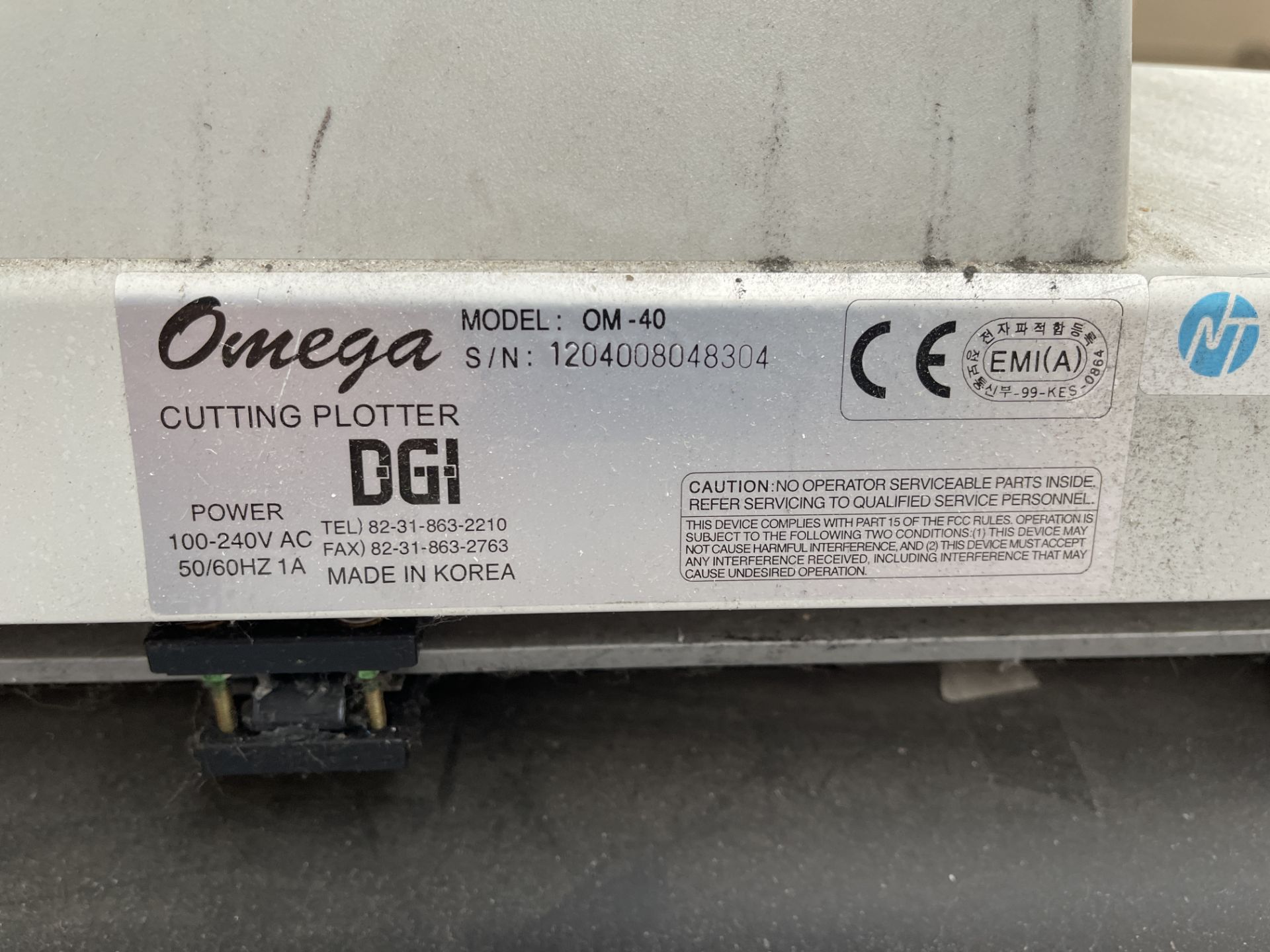 DGI Omega - OM-40 - Cutting Plotter - Image 4 of 4