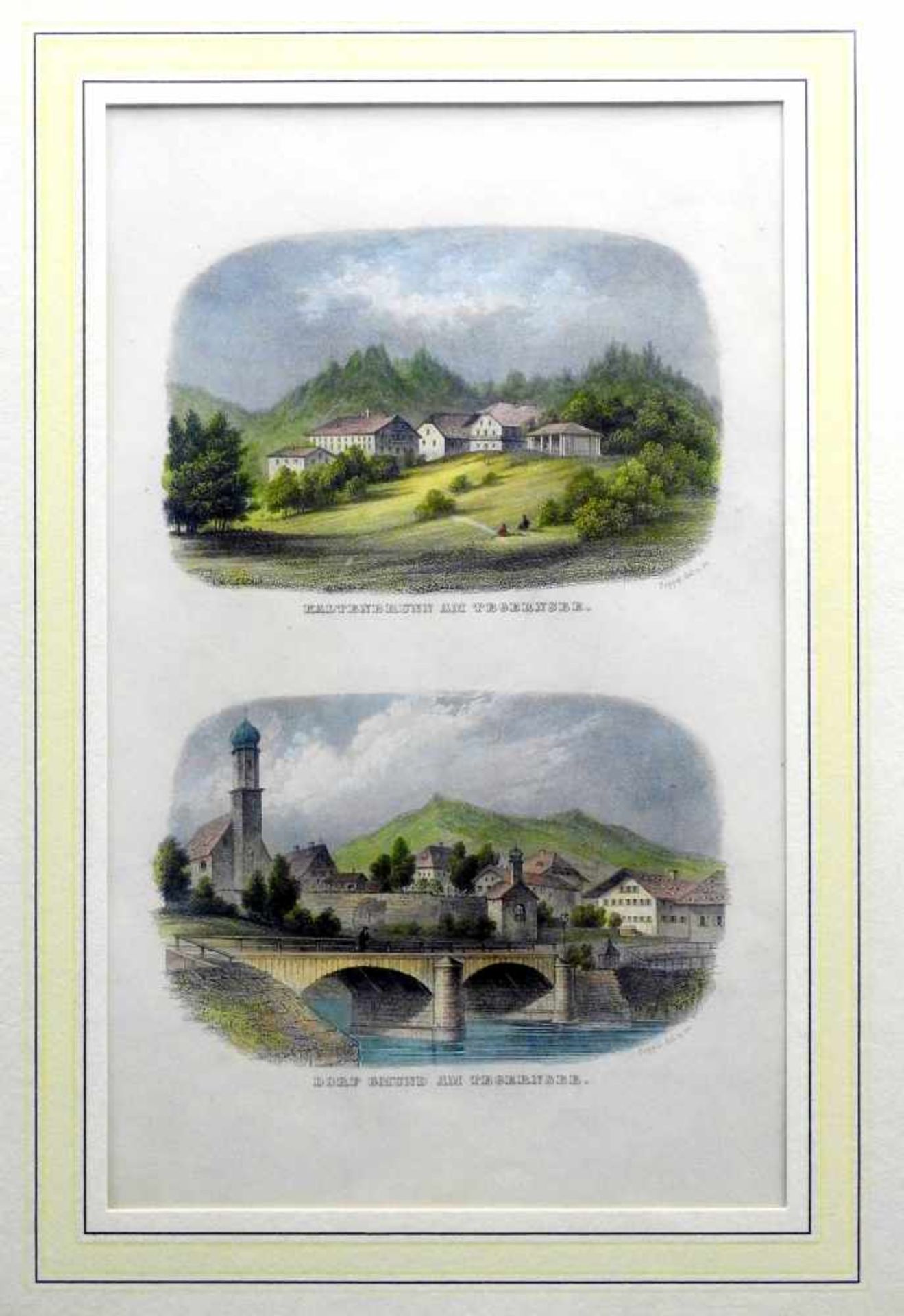 Johann Gabriel Poppel, 1807 Nürnberg – 1882 AmmerlandStahlstich/Papier. Zwei kolori - Image 6 of 6