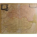 Historische Niederbayern-KarteAltkolorierter Kupferstich/Papier. Karte von Johann Bapt