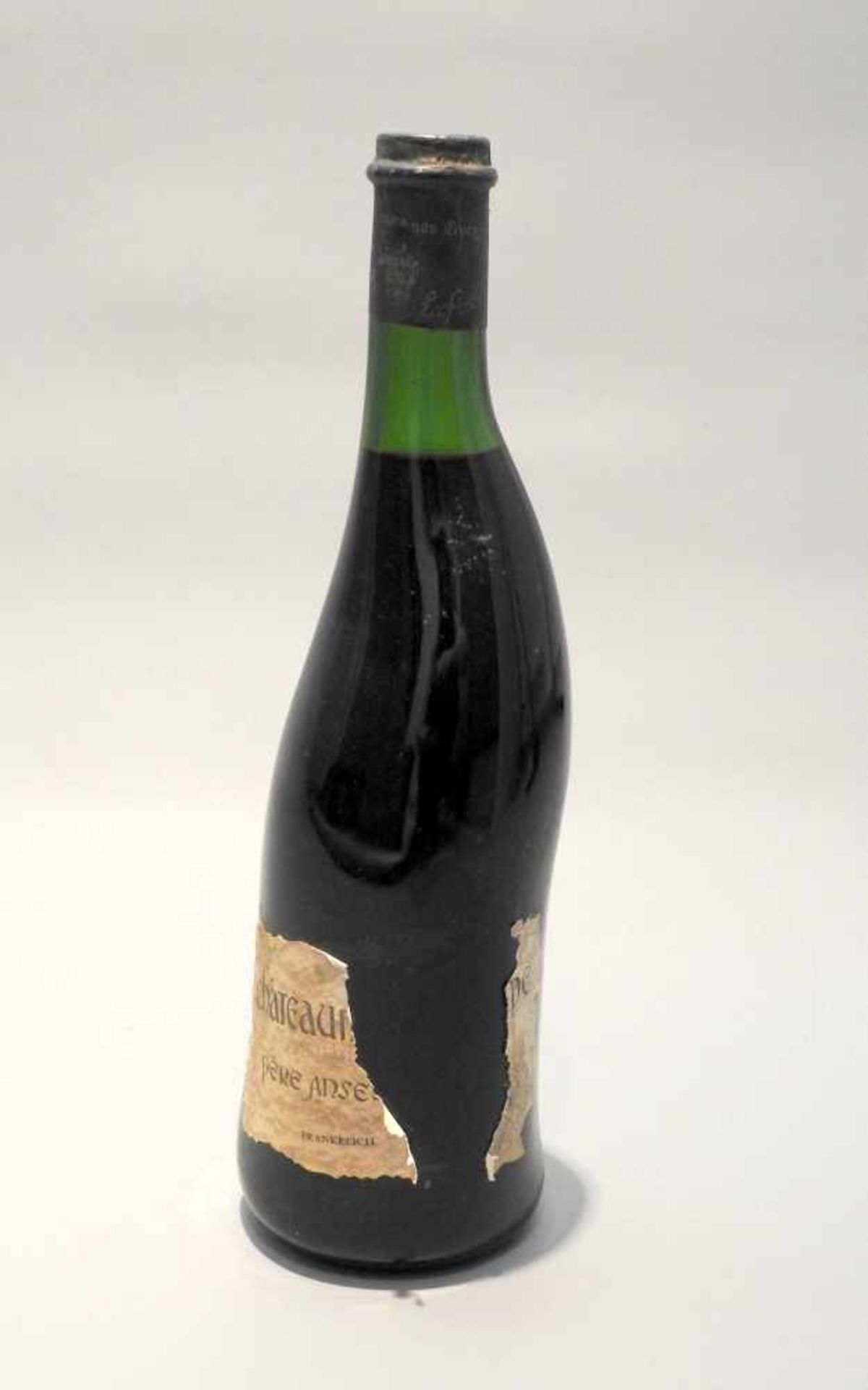 Châteauneuf-du-PapePère Anselme, Brotte La Fiole, Inhalt 750 ml. Etikett teils besch