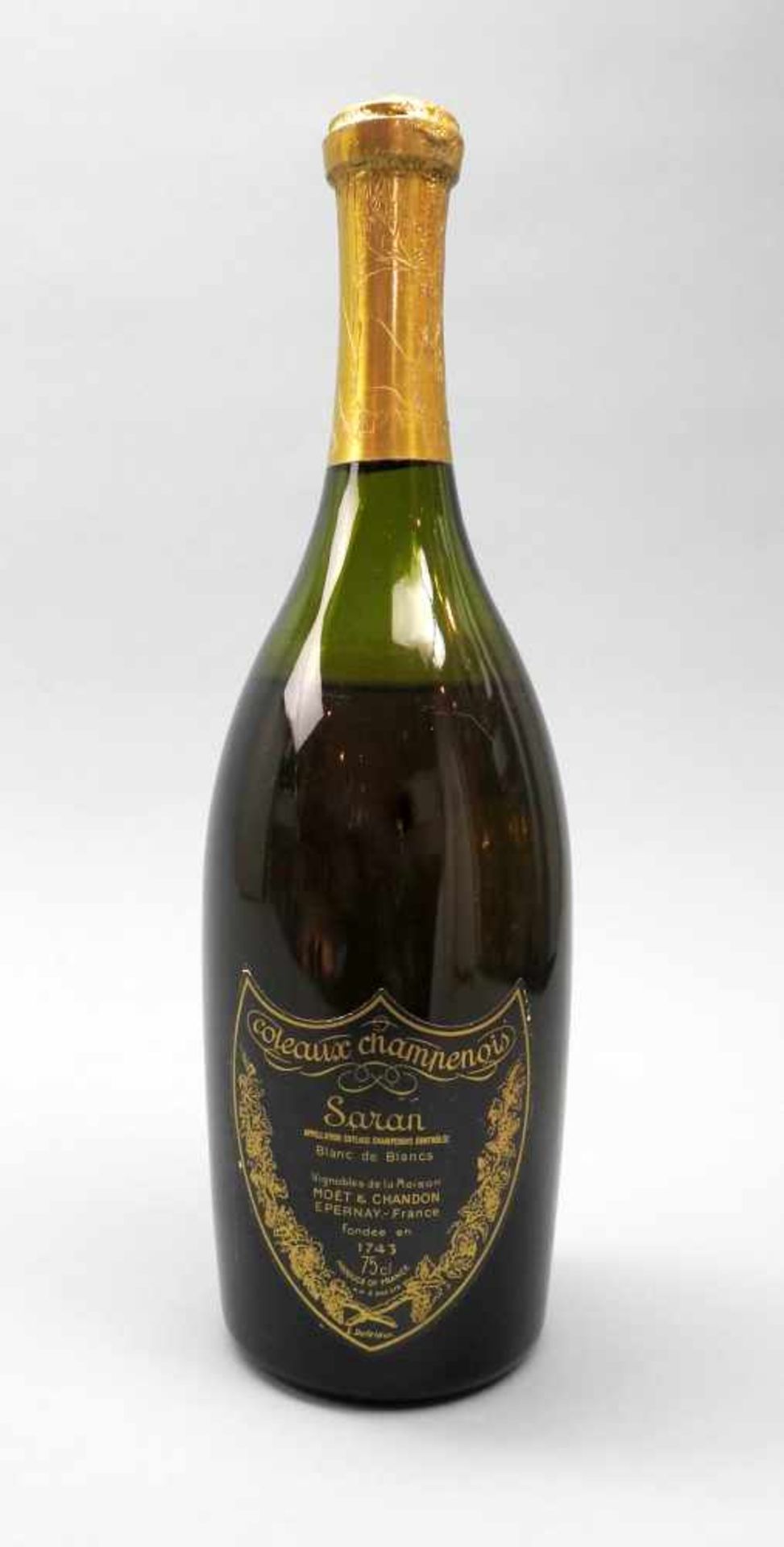 Saran, Blanc de BlancsCoteaux Champenois, Moët Chandon, Inhalt 750 ml. Épernay, Marn