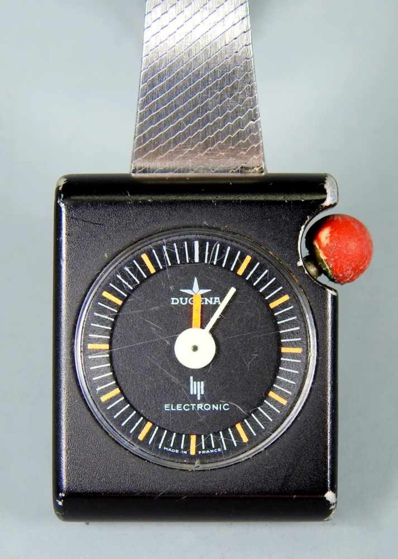 Dugena, Lip UhrSeltene, ausgefallene Vintage-Damenuhr, sog. "Lip Uhr" mit Automatikwer - Bild 2 aus 2