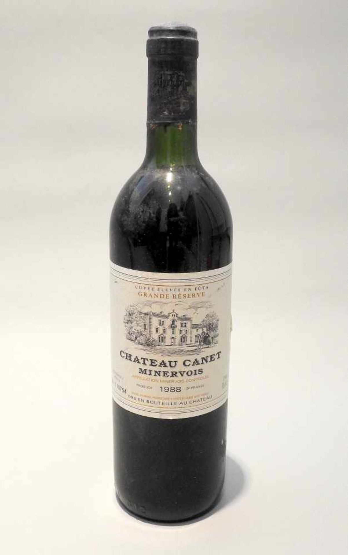 Cuvée élevée en Fûts, Grande RéserveChâteau Canet, Jahrgang 1988, Inhalt 750 ml.