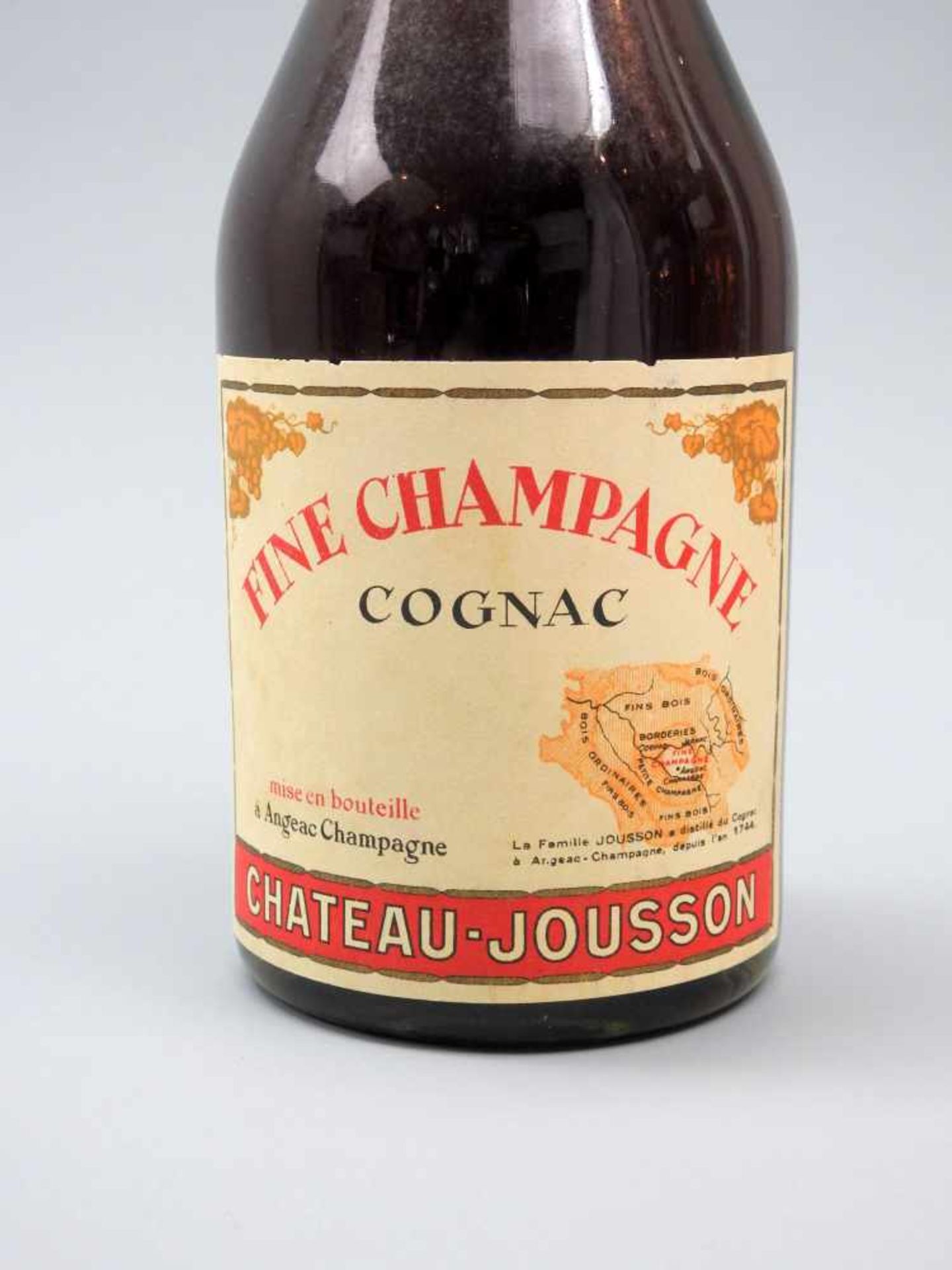 Cognac Fine ChampagneChâteau Jousson, Réserve. Angeac-Champagne, Westfrankreich. Dur - Bild 2 aus 2