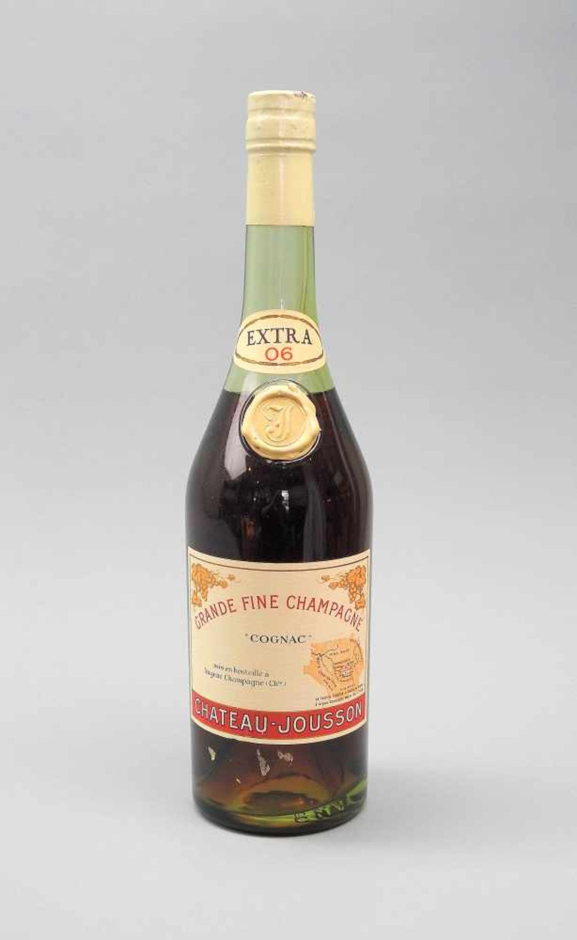 Cognac Fine ChampagneChâteau Jousson, Réserve, Extra 1906. Angeac-Champagne, Westfra