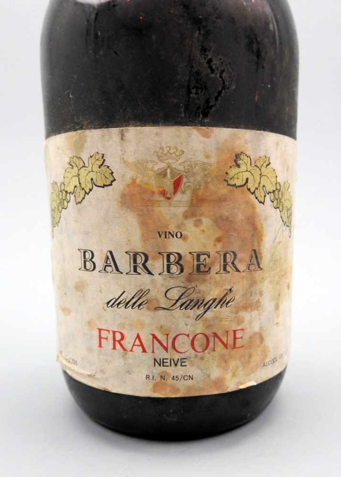 Barbera delle LangheCantina Francone, Inhalt 720 ml. Piemont, Italien. Durchgehend fac - Bild 2 aus 2