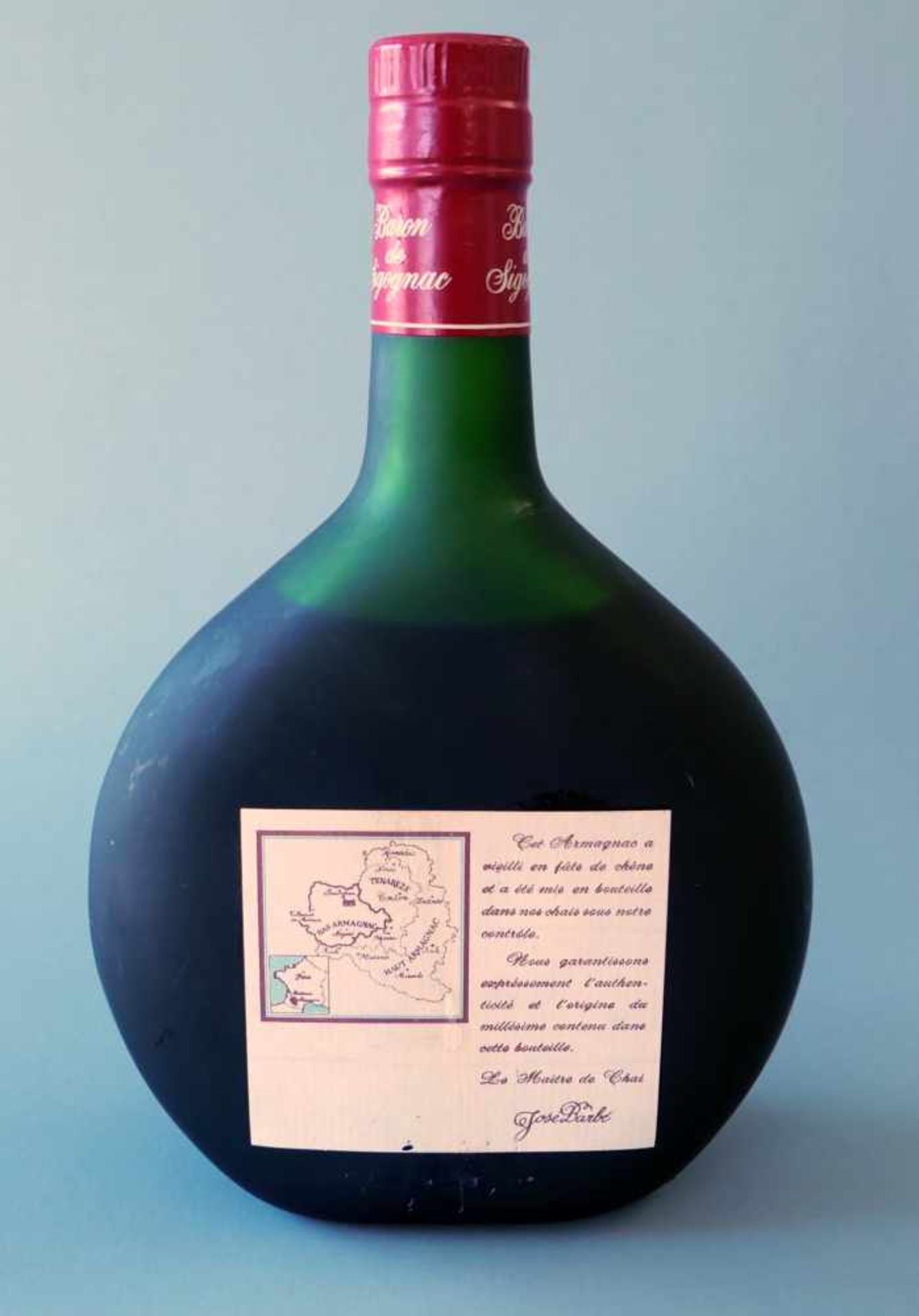 ArmagnacBaron de Sigognac. Jahrgang 1931, Inhalt 700 ml. Cazaubon, Gers, Frankreich. D - Bild 2 aus 2