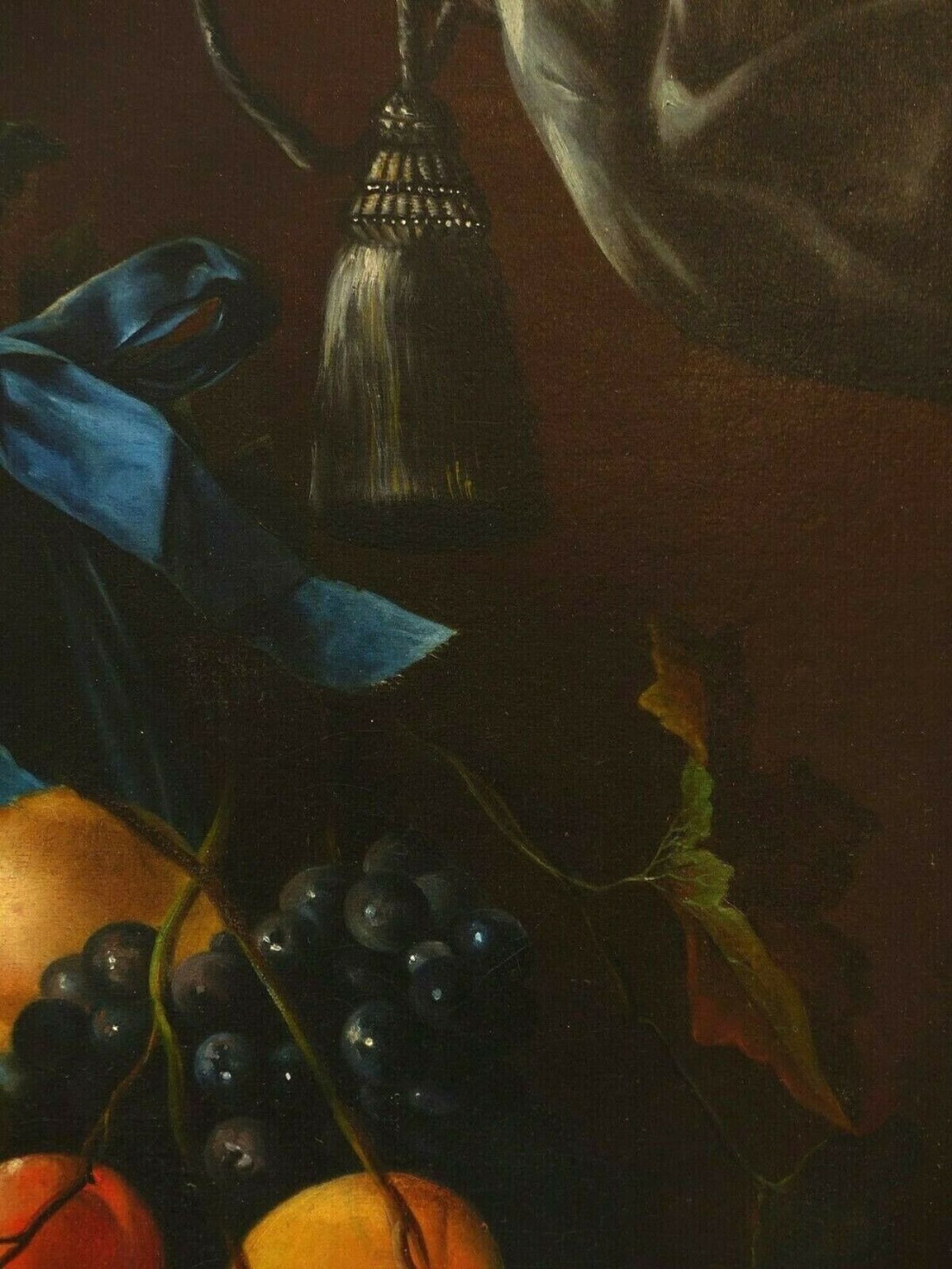 Cornelis de Heem Umkreis, 1631 Leiden – 1695 AntwerpenÖl/Leinwand, doub. Obstgirlan - Image 6 of 10