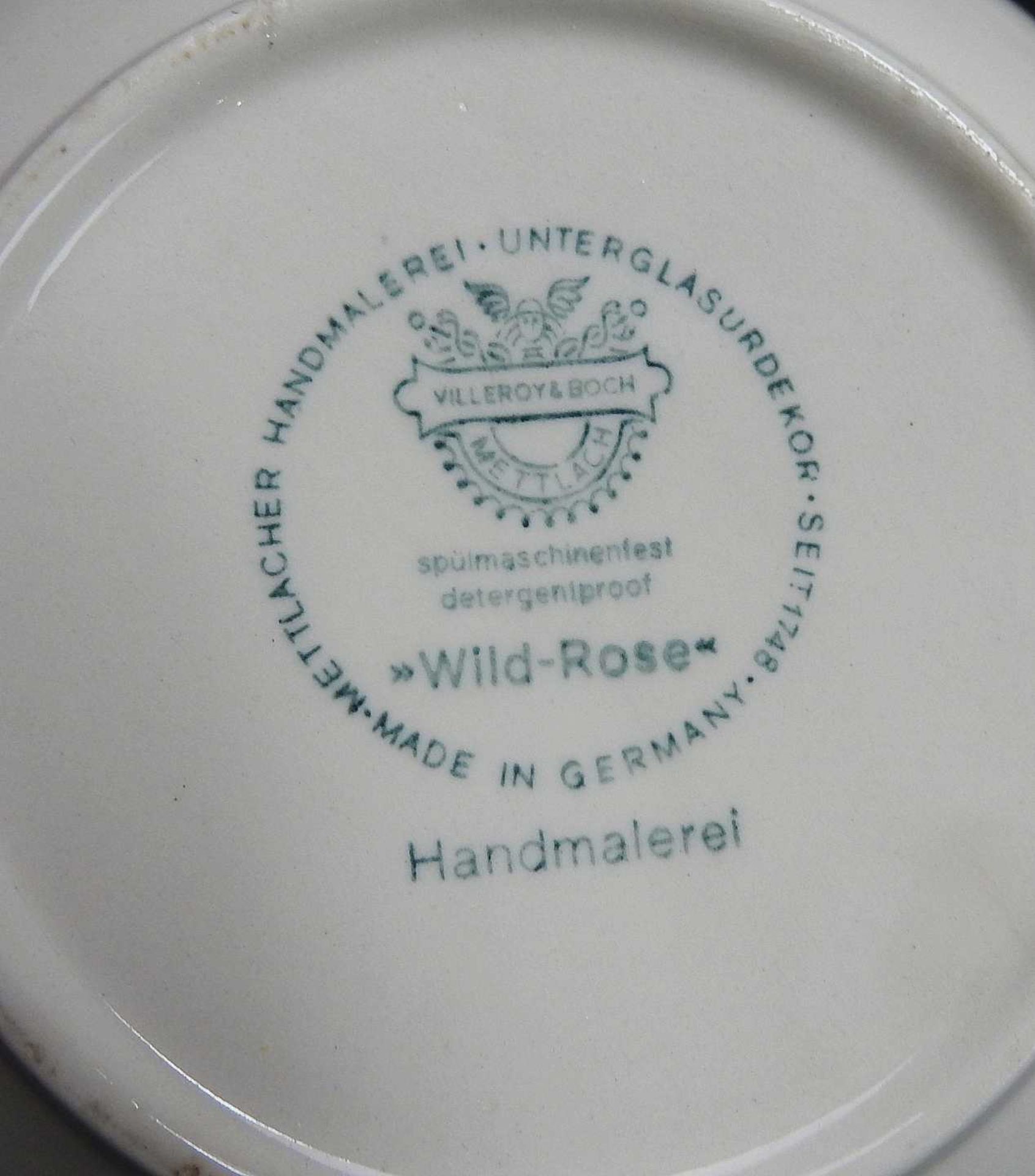 Villeroy & Boch, Kaffeeservice für acht PersonenPorzellan, am Boden mit Unterglasurma - Image 7 of 8