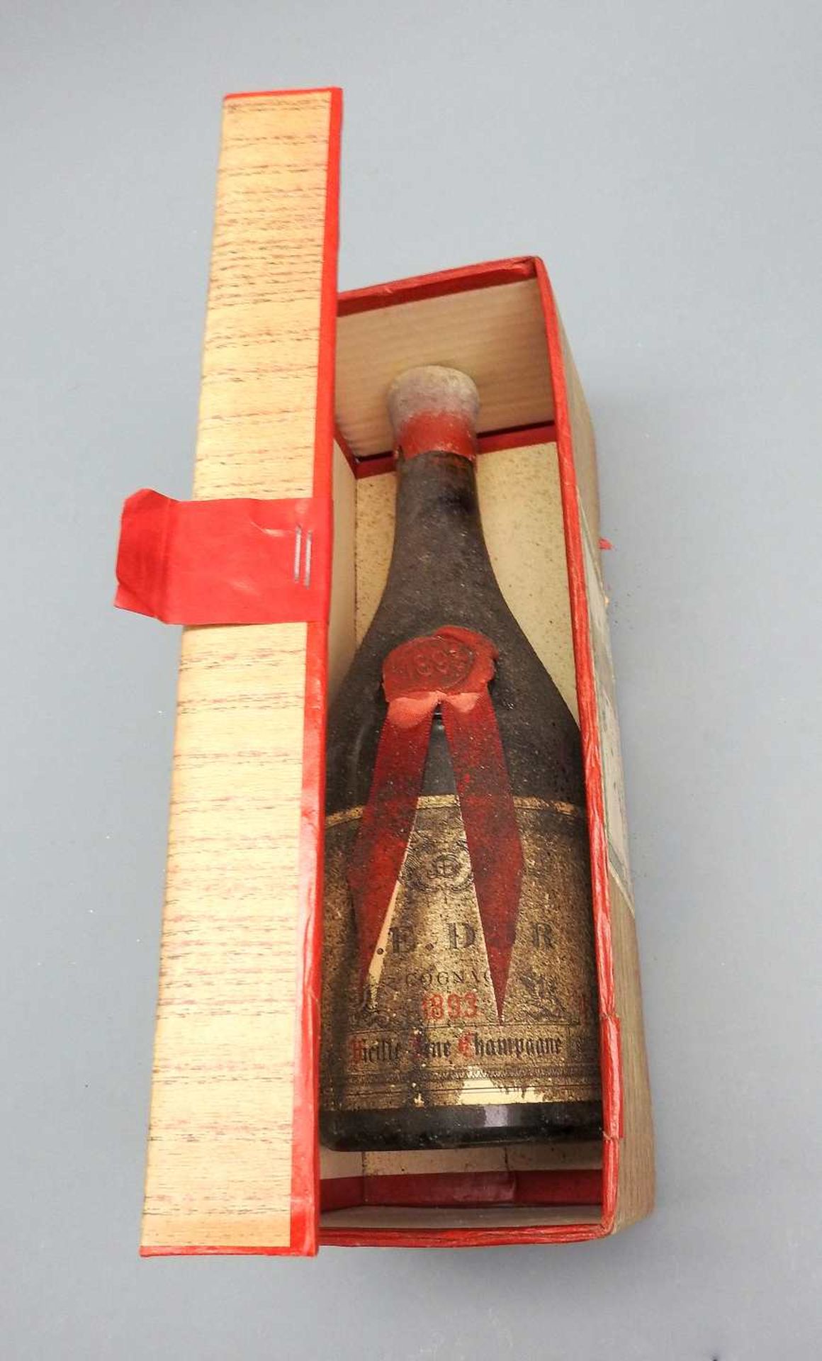 A.E. Dor, CognacVieille Fine Champagne. Inhalt wohl 700 ml, Jahrgang 1893: Destillerie - Image 3 of 5