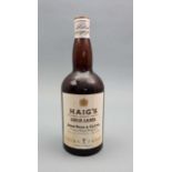 John Haig, ScotchBlended Scotch Whisky, Gold Label. Inhalt wohl 750 ml. Destillerie Ma