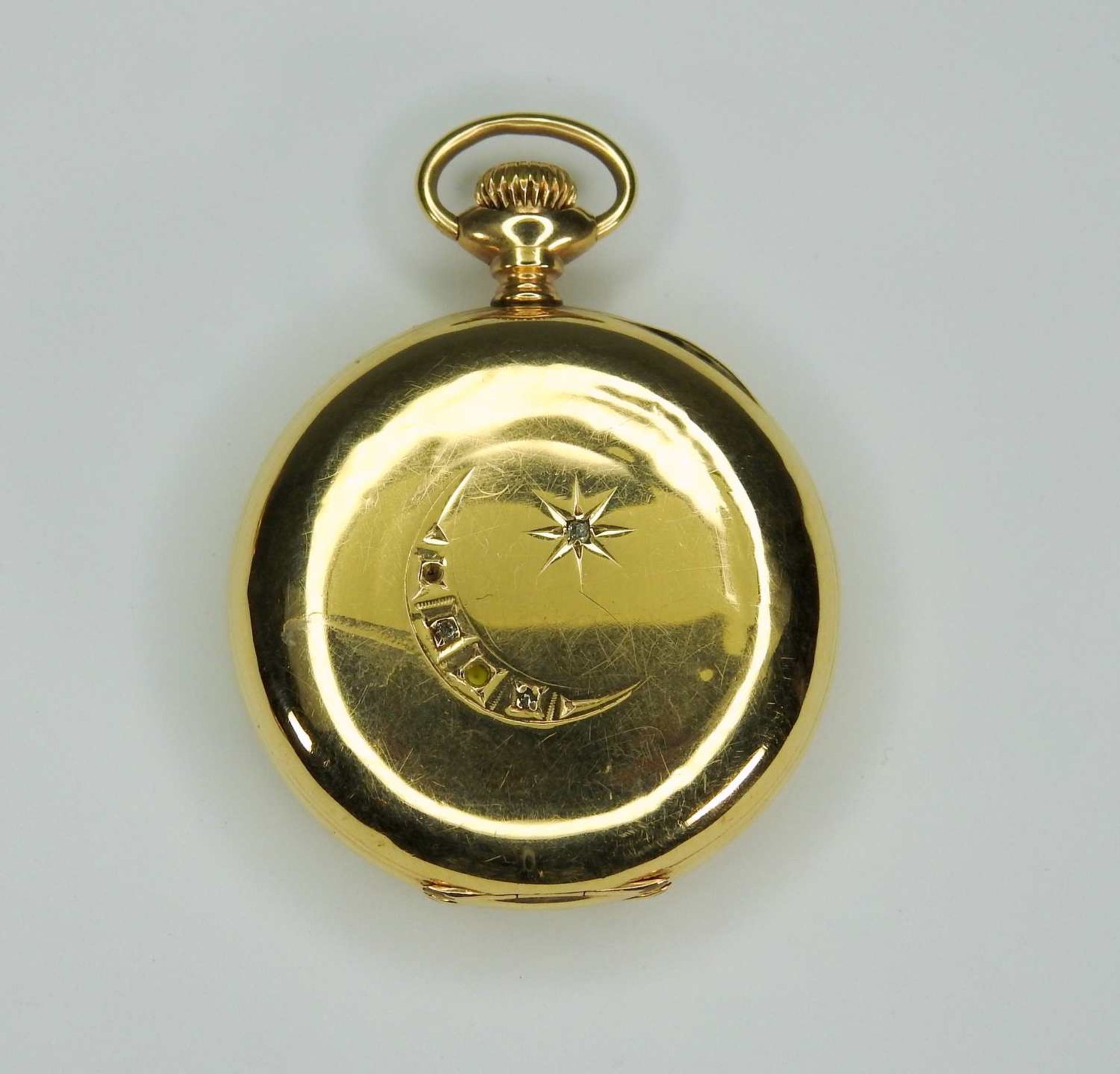 Konvolut von kleinen TaschenuhrenDas Konvolut besteht aus 3 Savonette-Uhren: 1 kleine - Image 4 of 6