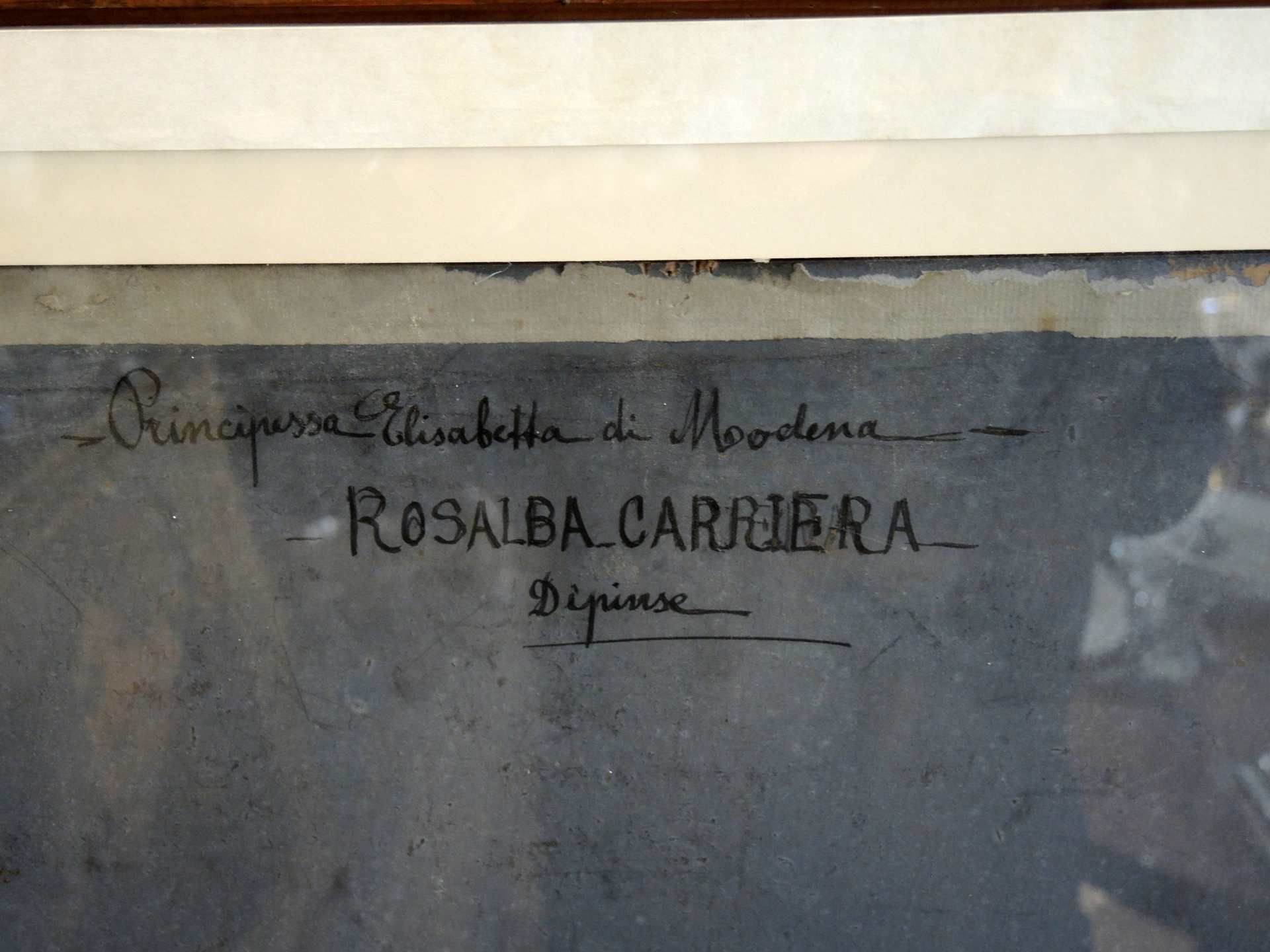 Cesarina Gerunzi, 1899 Fano - 1977 PesaroTempera/Malkarton. Porträt der Prinzessin El - Bild 2 aus 4