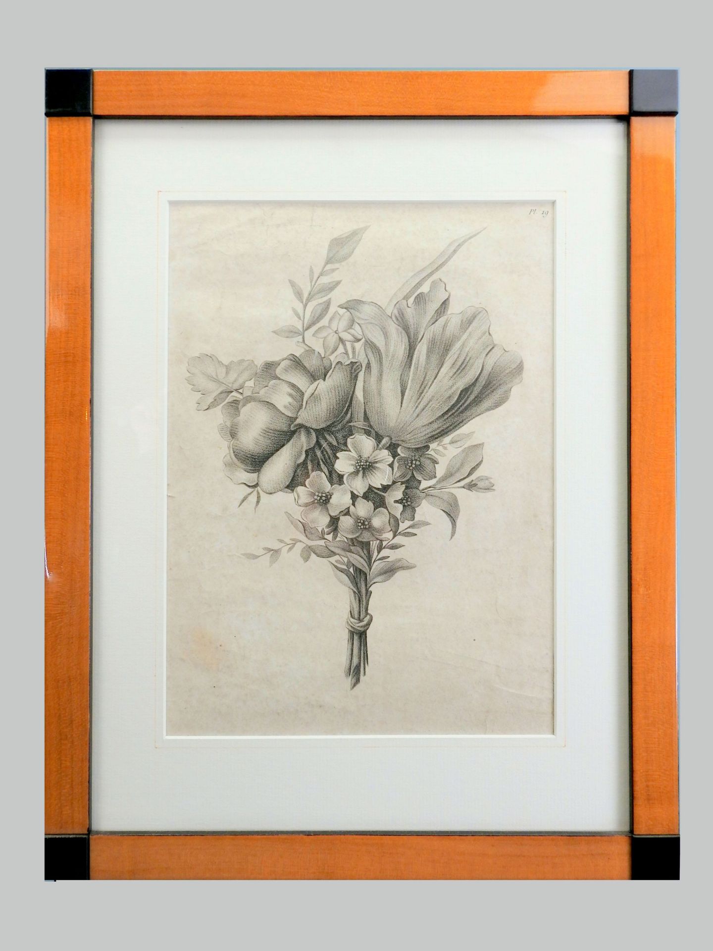 Sammlung von Blumen-Lithographien Lithographie/Papier. Darstellung von Tulpen-, Rosen- - Bild 8 aus 13