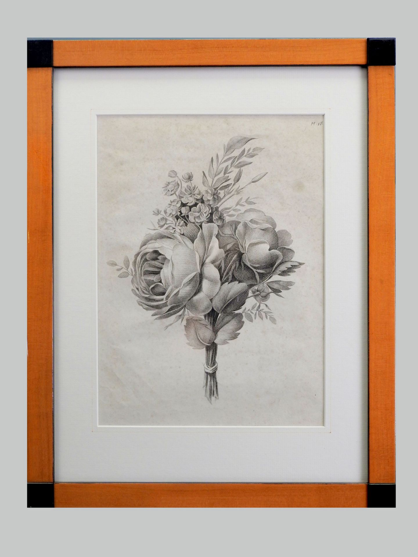 Sammlung von Blumen-Lithographien Lithographie/Papier. Darstellung von Tulpen-, Rosen- - Bild 6 aus 13