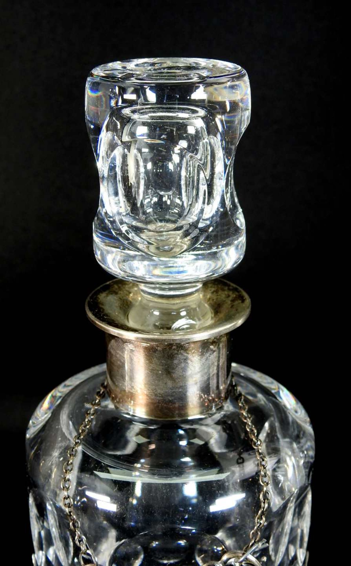 Konvolut von Kristallkaraffen Kristallglas, Silber Sterling und Silber 835. Konvolut b - Image 12 of 12