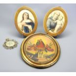 Konvolut von Miniaturen Konvolut bestehend aus 4 Bildnissen, darunter 1 Miniatur Öl/M