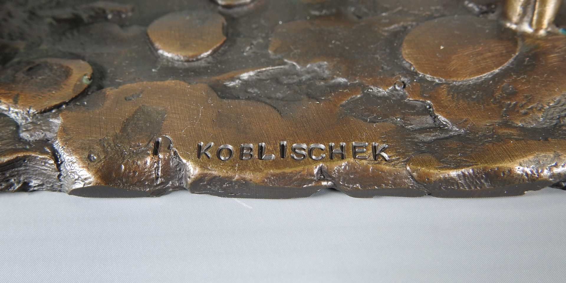 Ingo Koblischek, 1933 Böhmen/Mähren - 2020 Friedrichshafen Bronze, braun patiniert. - Image 5 of 7