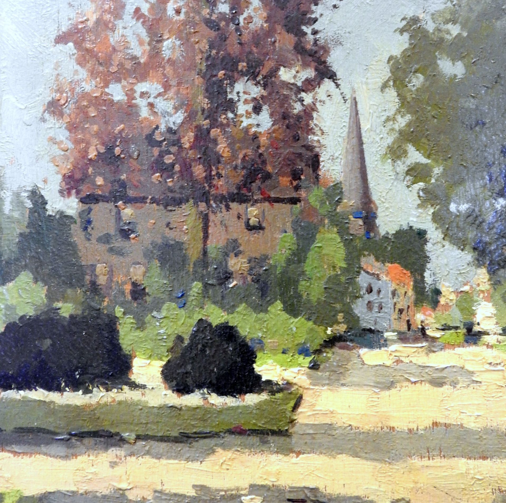 Nicolaas Bruynesteyn, 1893 – 1950, Niederlande Öl/Hartfaserplatte. Blick auf eine D - Image 4 of 4