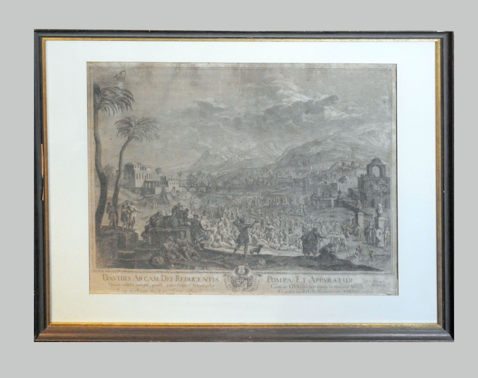 Johann David Curiger, 1707 Augsburg – 1737 ebenda Kupferstich/Papier. David führt, - Bild 5 aus 5