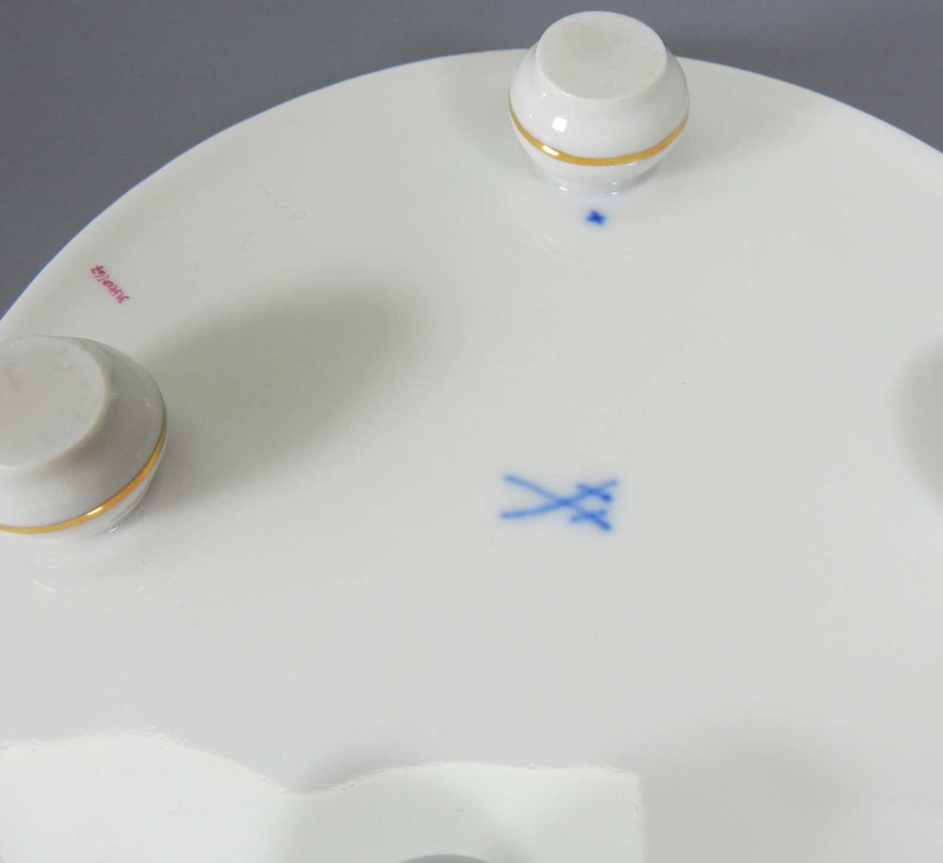 Meissen, Konvolut von Ziergegenständen Porzellan, am Boden mit unterglasurblauer Schw - Image 3 of 5