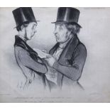 Honoré Daumier, 1808 Marseille - 1879 Valmondois Druck/Zeitungspapier, auf Grundlage