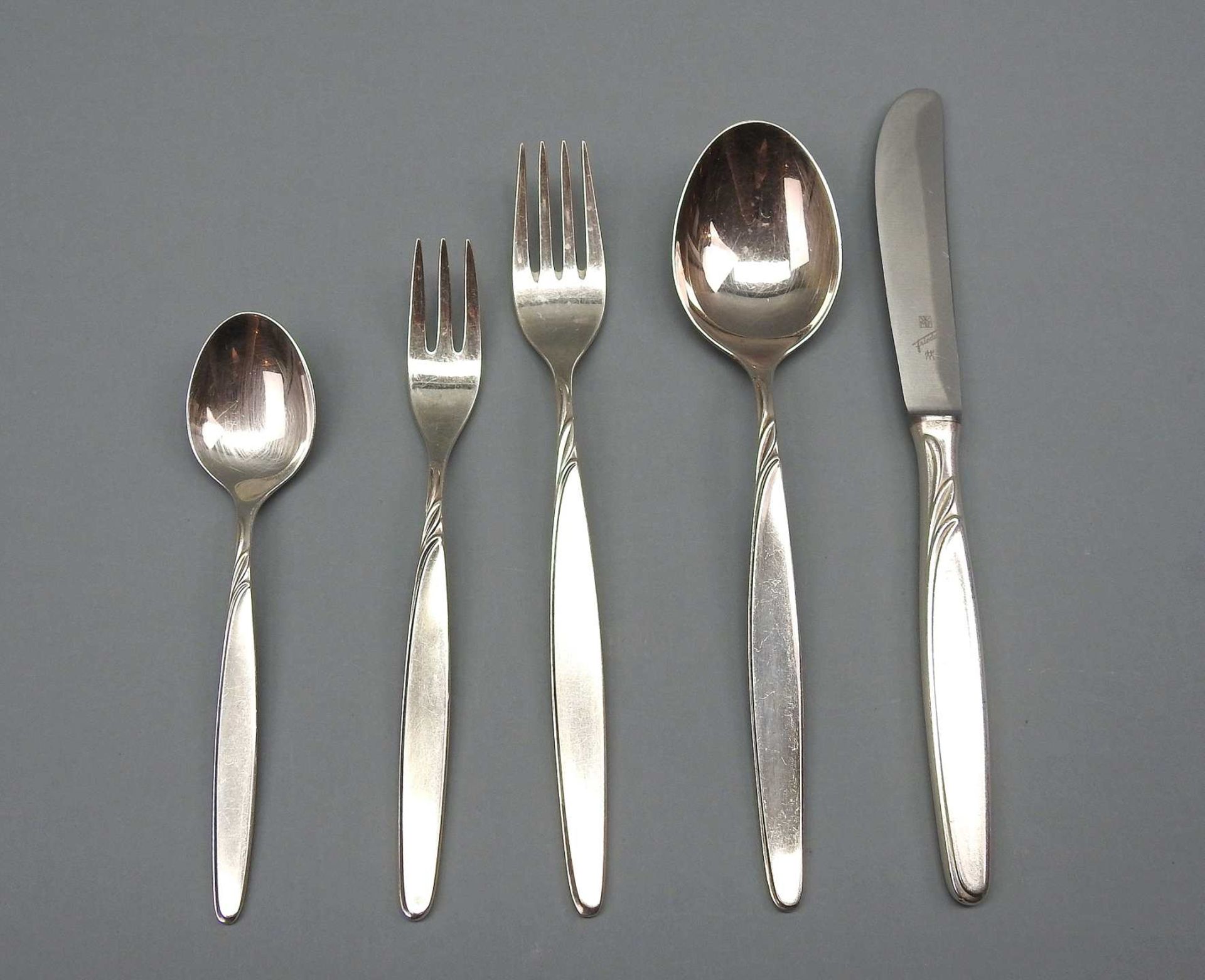 WMF, Besteck-Set für sechs Personen Silber plated, einzeln punziert. Das Set besteht - Image 5 of 6