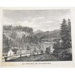 Das Mühltal bei Holzkirchen Lithographie/Papier. Ansicht des Mühlthals bei Holzkirch