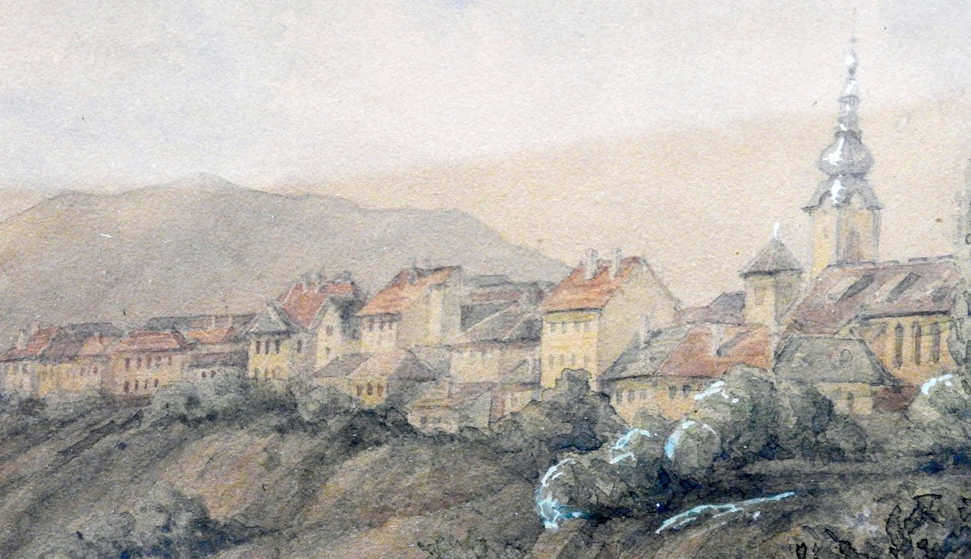 Joseph Höger, 1801 Wien – 1877 ebenda Aquarell/Papier mit Deckweiß gehöht. Eine w - Image 4 of 4