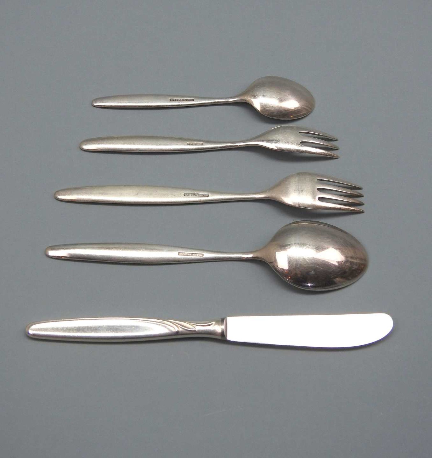 WMF, Besteck-Set für sechs Personen Silber plated, einzeln punziert. Das Set besteht - Image 4 of 6