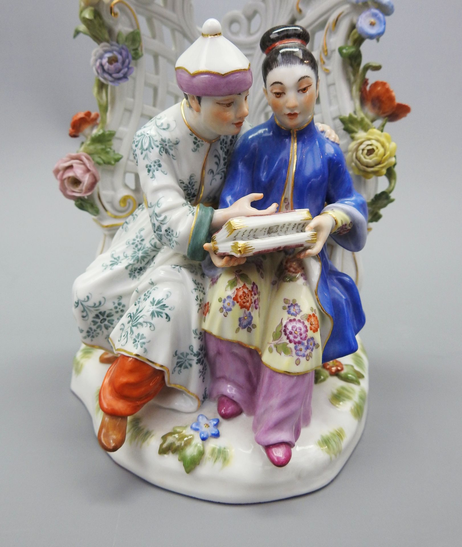 Meissen, Chinesengruppe - Image 4 of 8