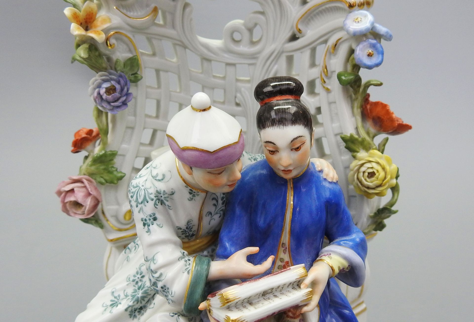 Meissen, Chinesengruppe - Image 5 of 8