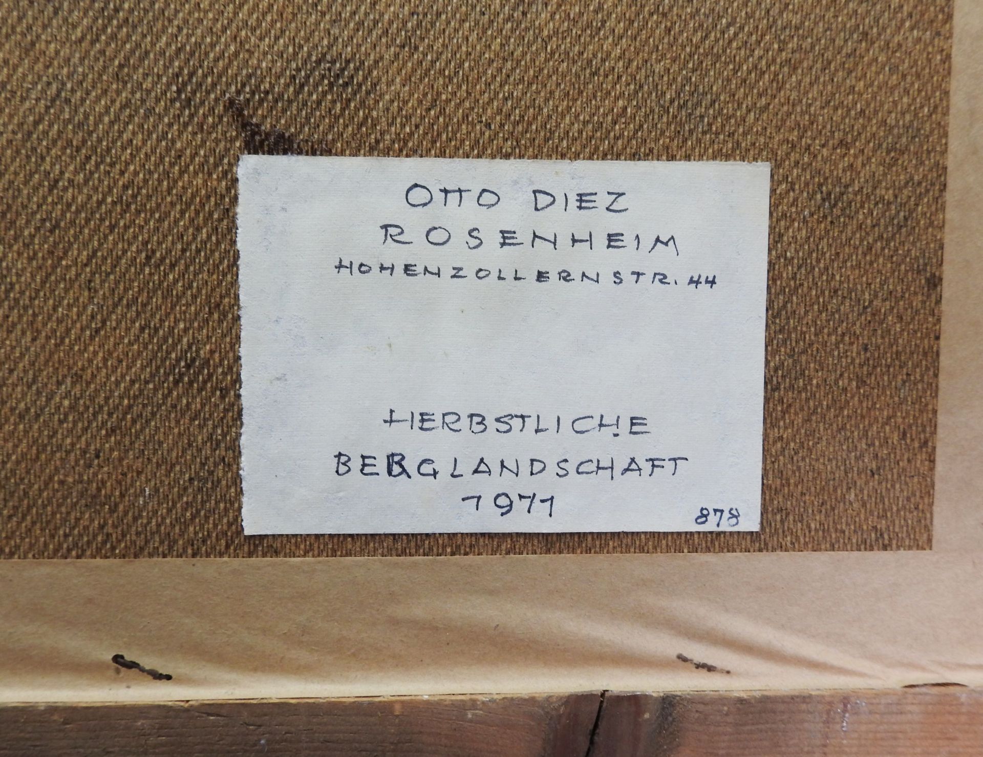Otto Diez, 1894 Rosenheim – 1976 München - Image 3 of 6