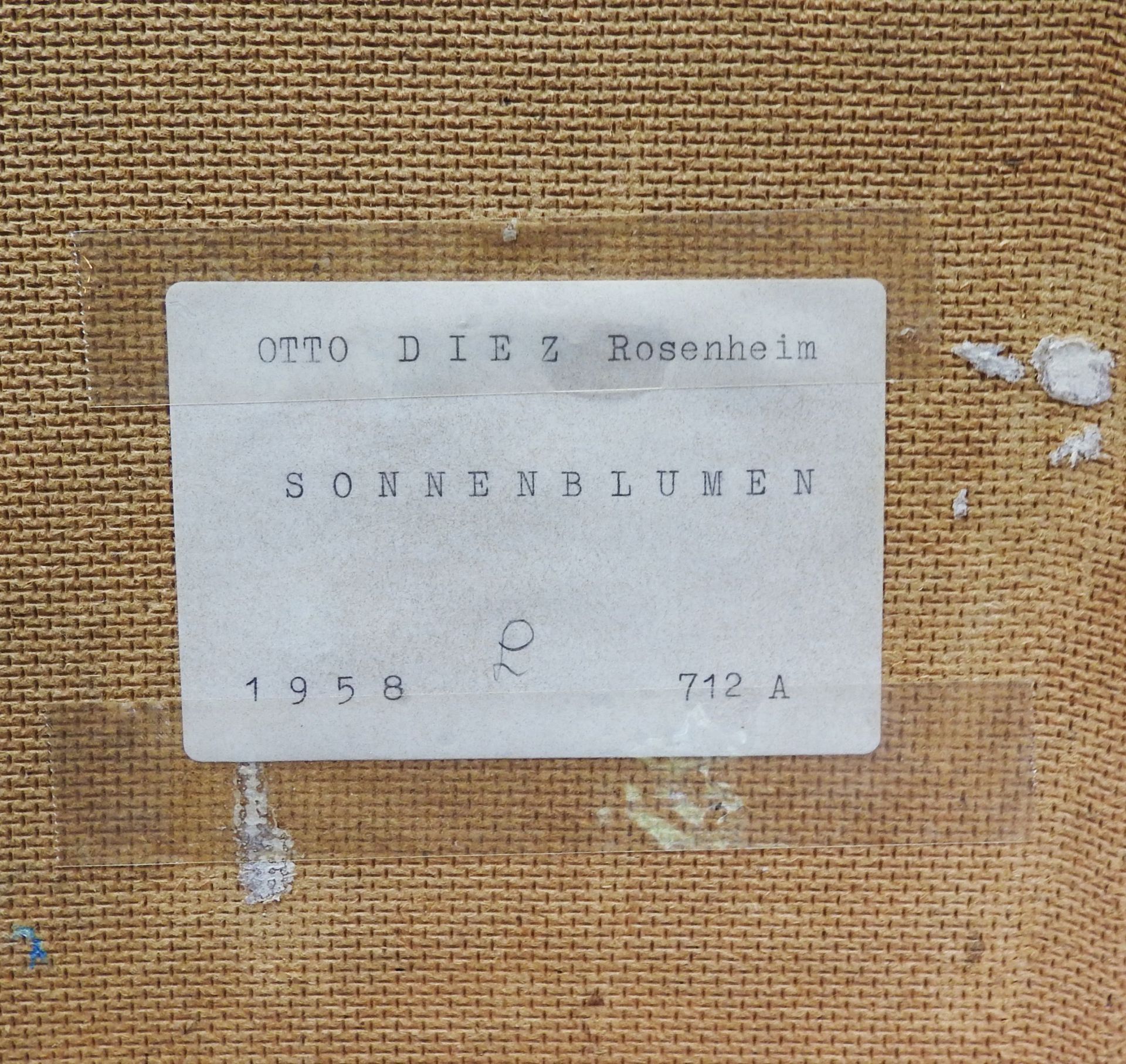 Otto Diez, 1894 Rosenheim – 1976 München - Image 2 of 8