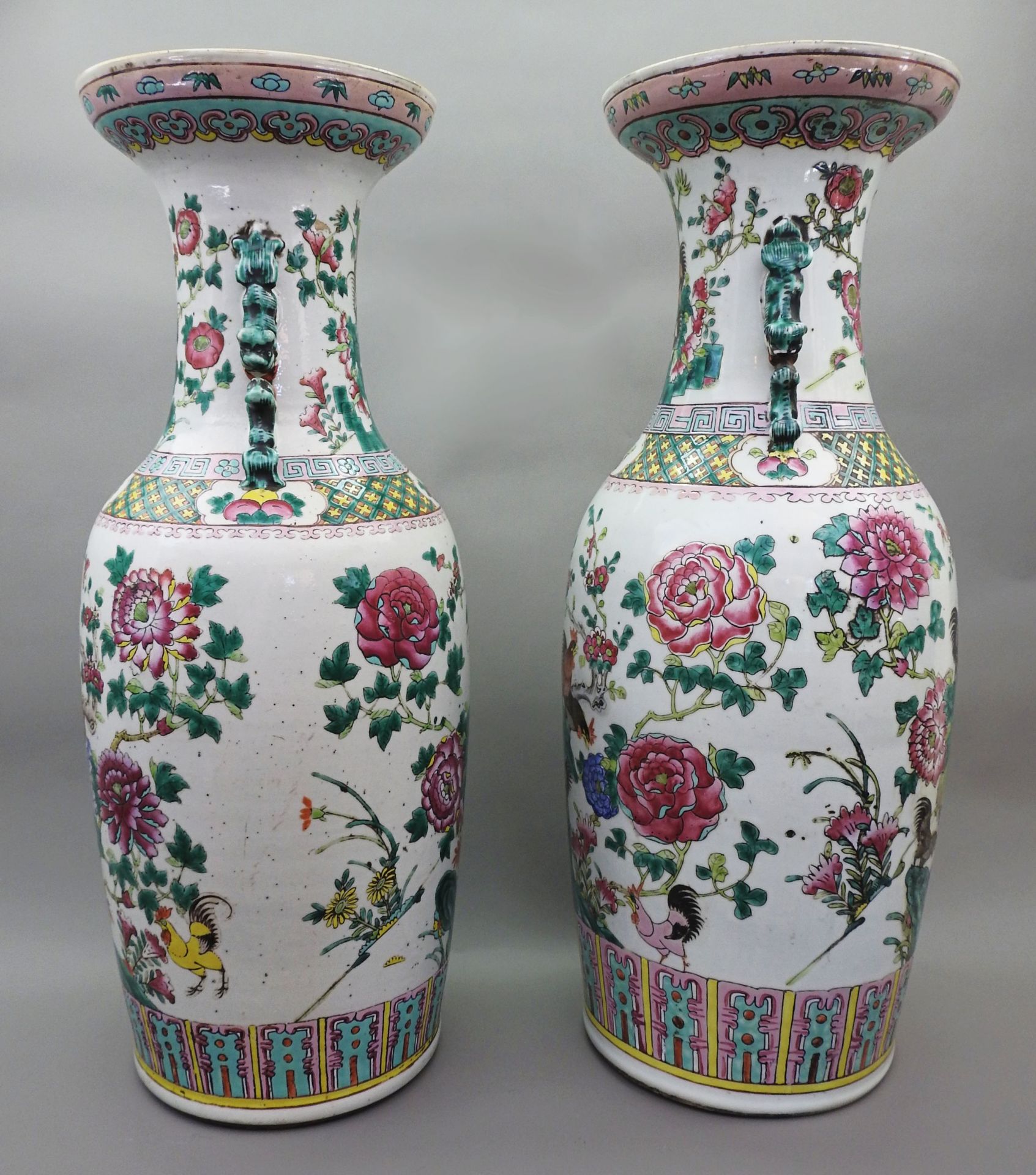 Paar chinesische Bodenvasen - Image 10 of 13