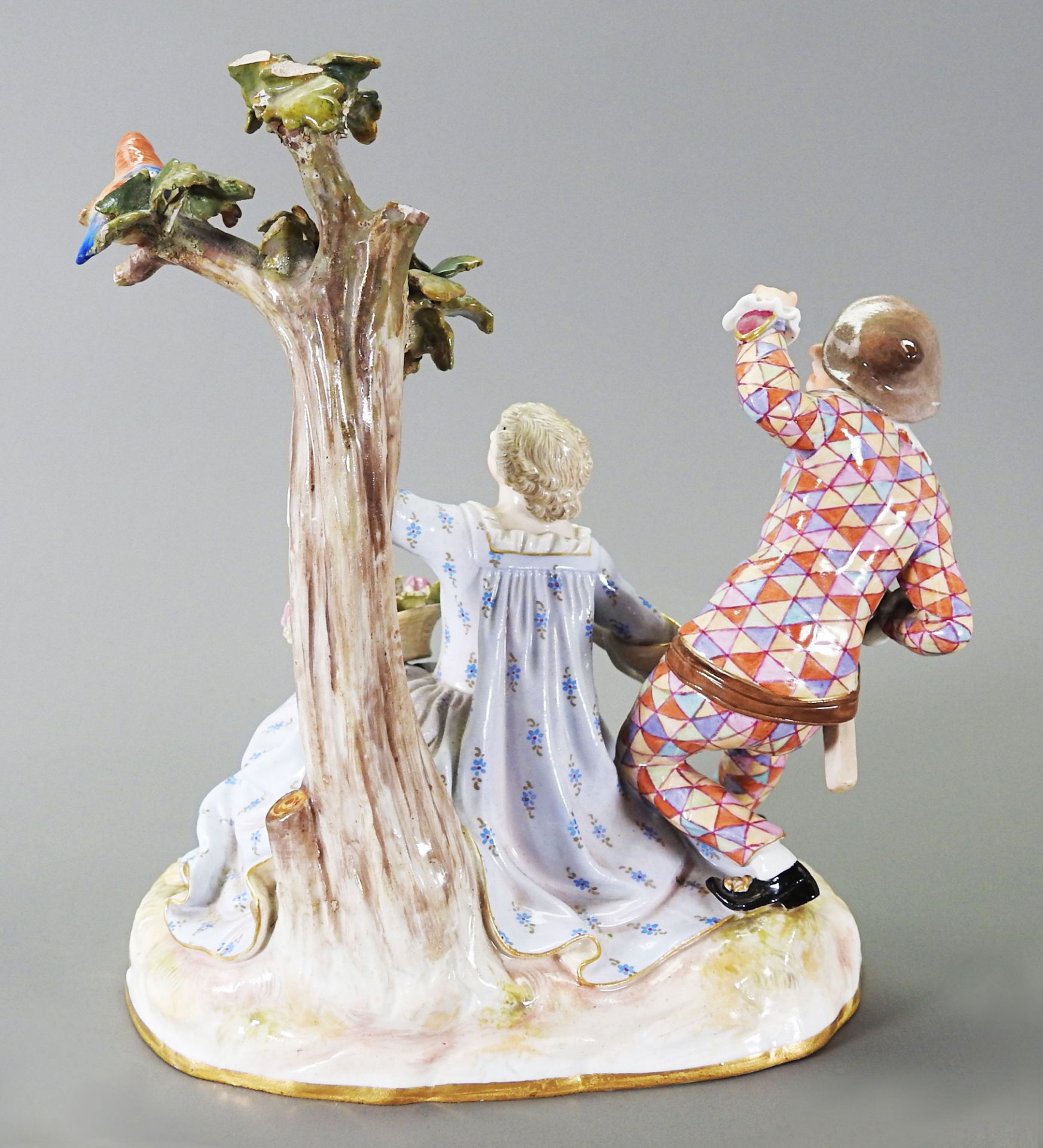 Meissen, Mädchen mit Harlekin - Bild 4 aus 15