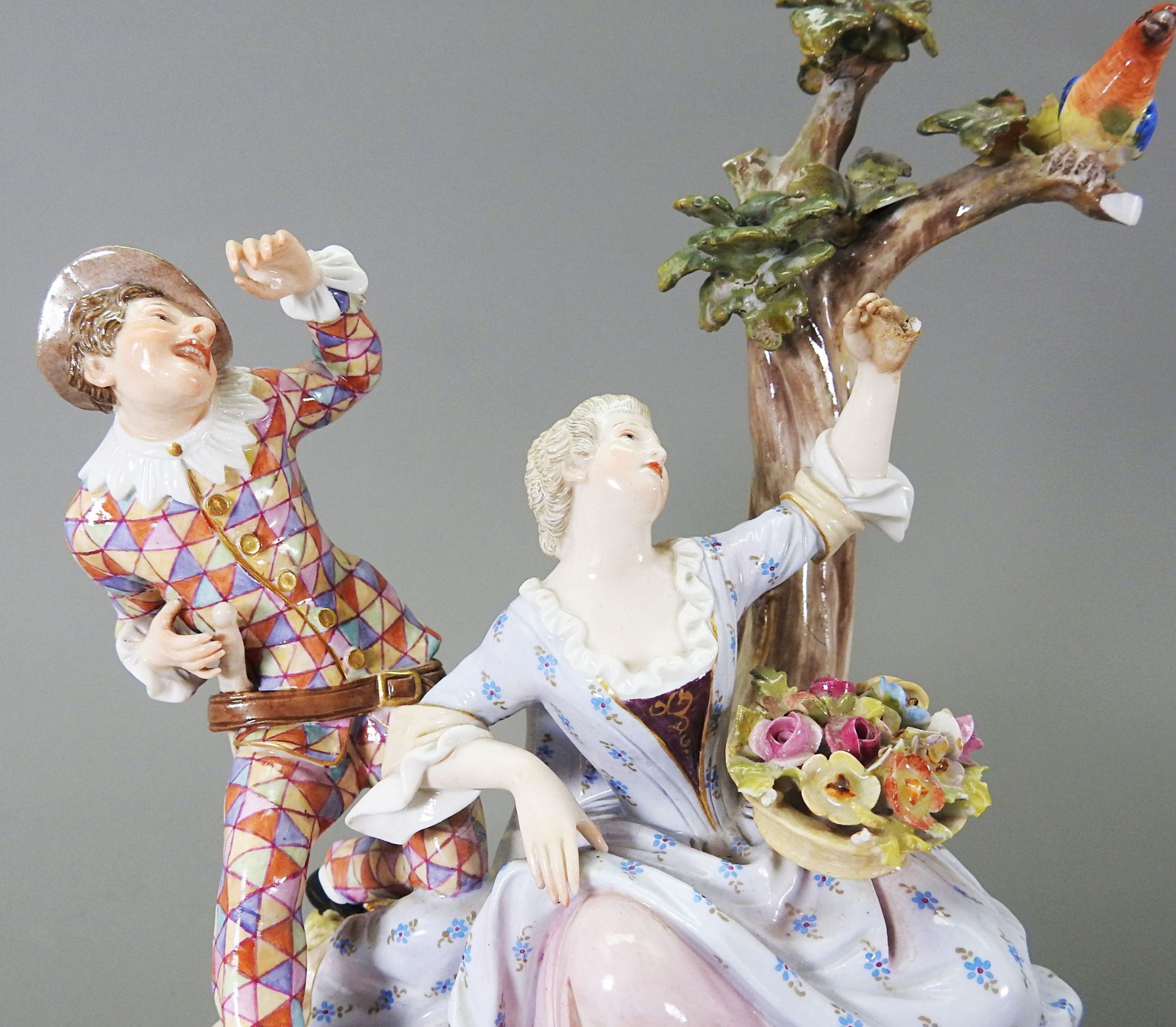 Meissen, Mädchen mit Harlekin - Bild 8 aus 15