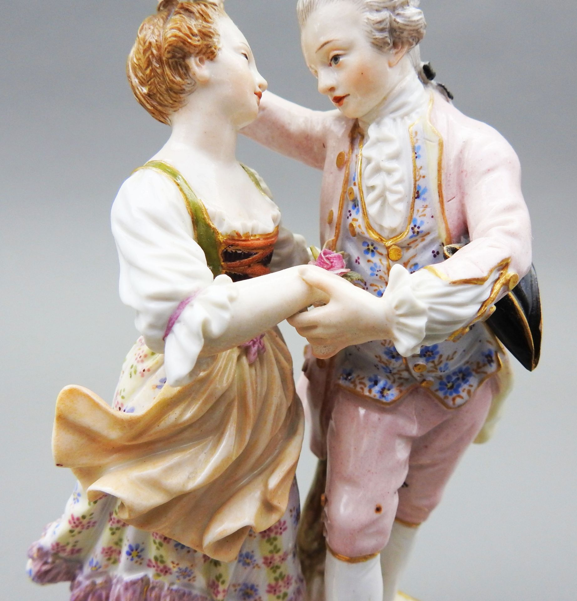 Meissen, Galantes Tanzpaar - Image 4 of 8