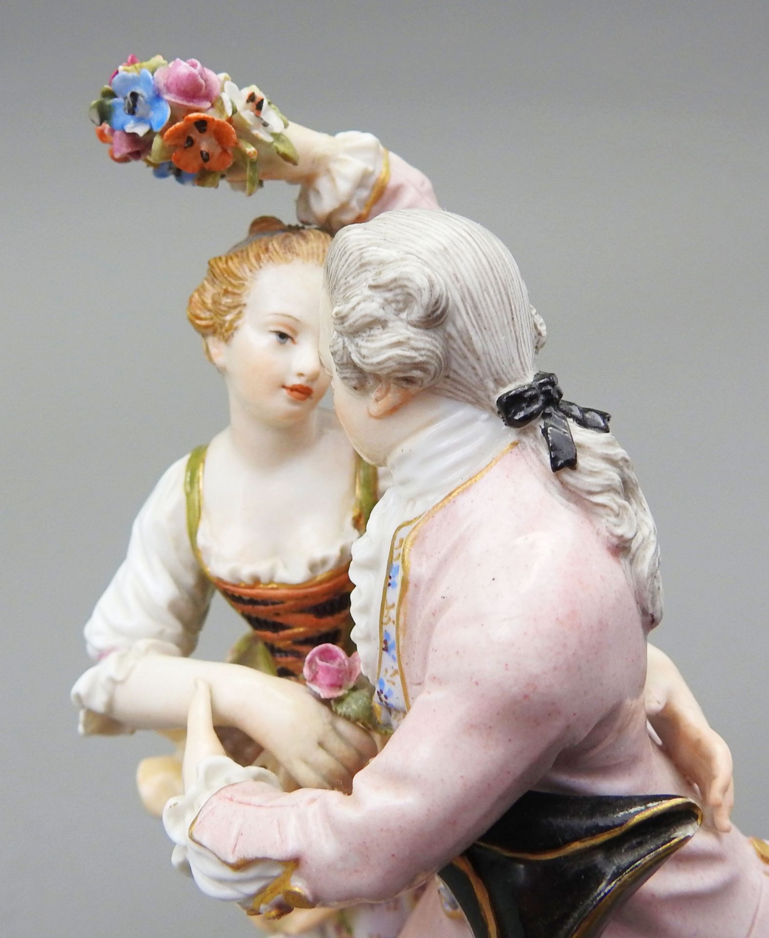 Meissen, Galantes Tanzpaar - Image 5 of 8