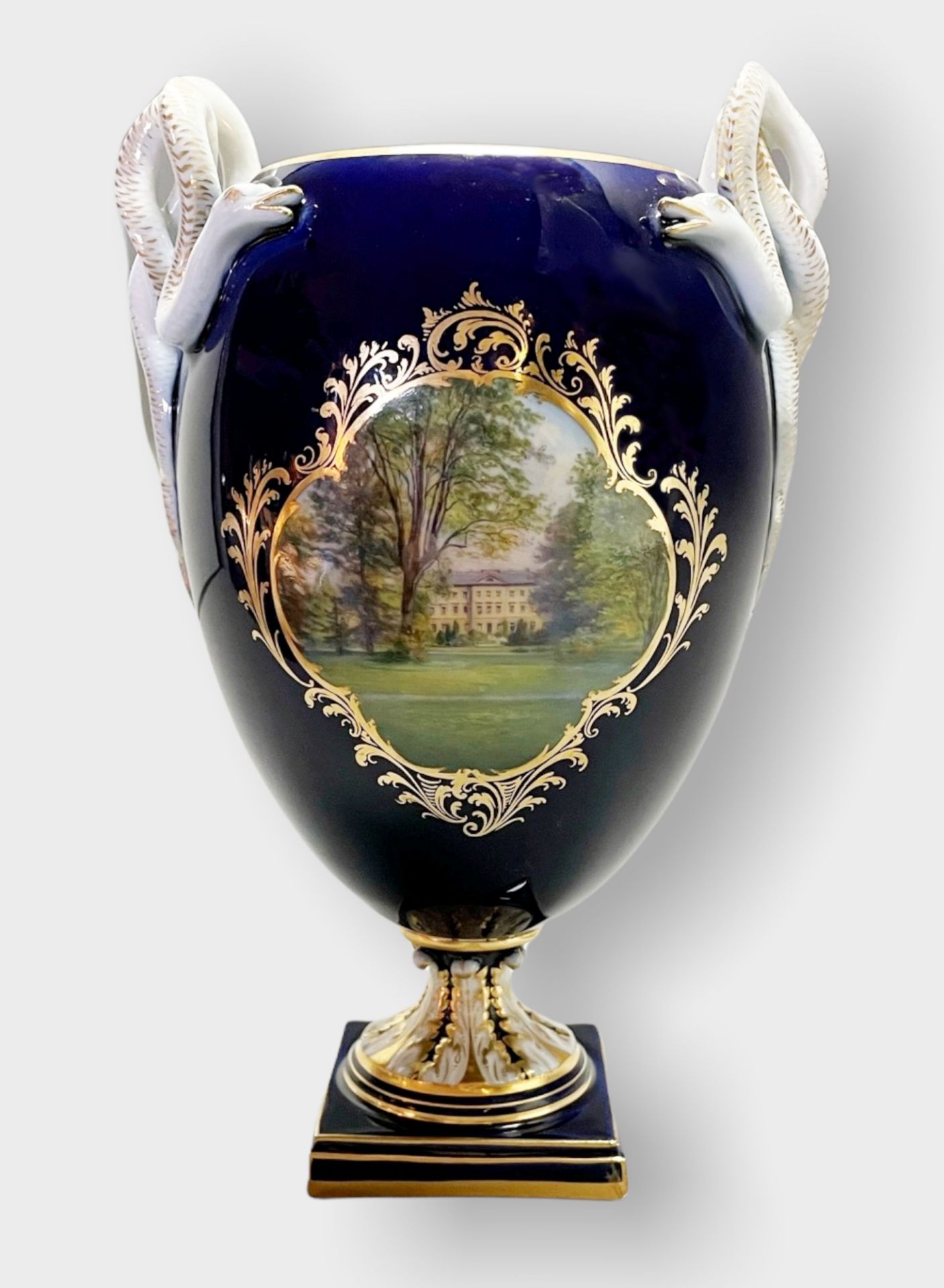 Meissen, seltene Schlangenhenkelvase - Image 11 of 19