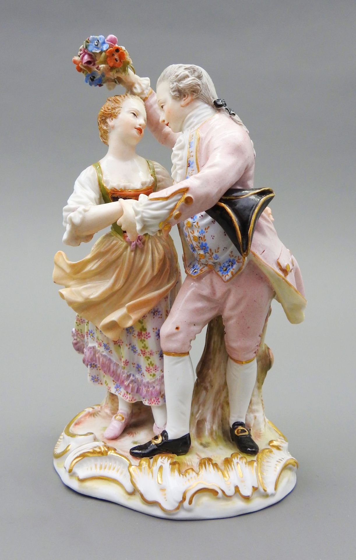 Meissen, Galantes Tanzpaar - Image 3 of 8